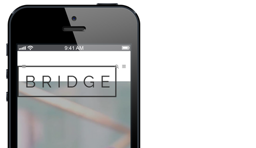 Bridge Documentation and Tutorials  6.2.4.2 Logo image is too large on  smaller screens/mobile devices? Logo image overlapping mobile menu button  and/or search icon?
