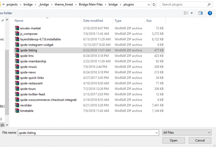 Bridge Documentation and Tutorials | 2.3 Installing the Bridge theme